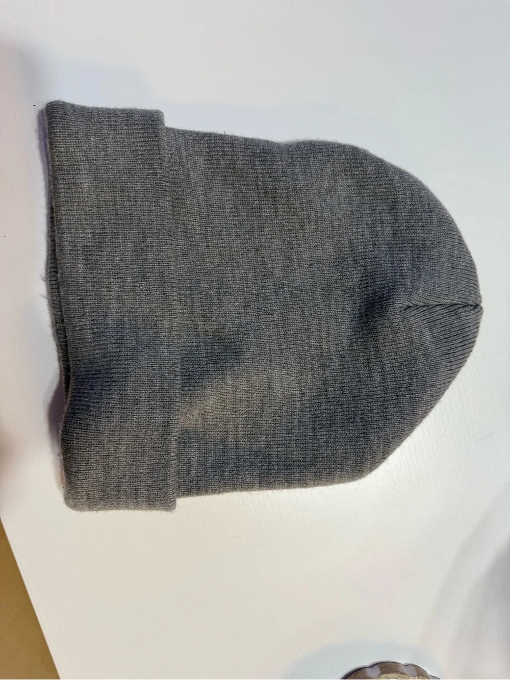 Carhartt Gray Solid Beanie Hat - Knit Style, Unisex Adults, One Size